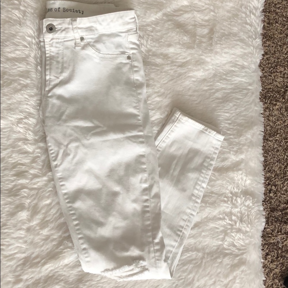 Articles of Society distressed/rip skinny jeans